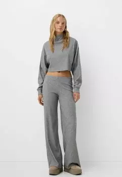 Джемпер MOCK-NECK Bershka, серый