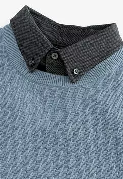 Джемпер MOCK Next, синий