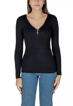 Джемпер Morgan Lane с вырезом на молнии, черный