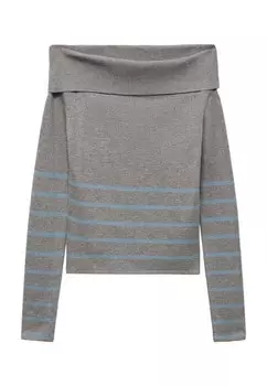 Джемпер MOTIF RAY Mango Kids, серый