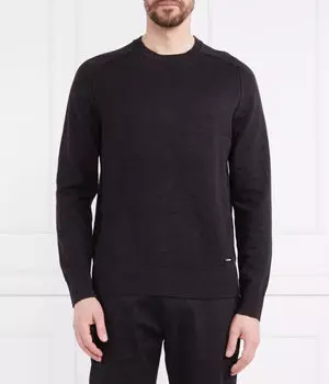 Джемпер мужской Calvin Klein однотонный, черный