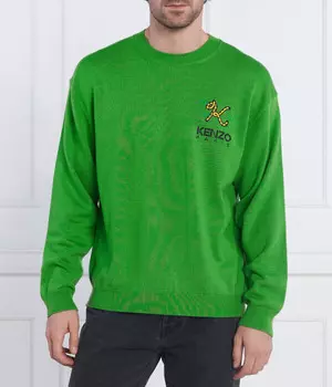 Джемпер мужской Kenzo шерстяной, зеленый