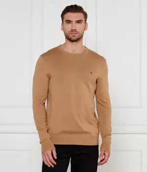 Джемпер мужской Tommy Hilfiger однотонный, бежевый