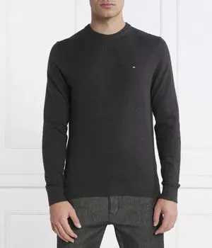 Джемпер мужской Tommy Hilfiger с добавлением кашемира, серый