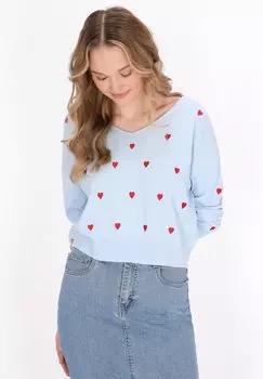 Джемпер myMo, светло-голубой