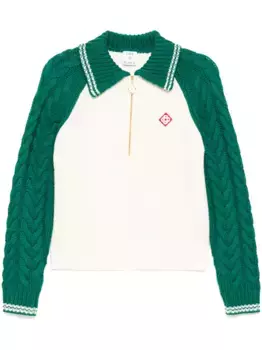 Джемпер на молнии CASABLANCA, белый