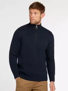 Джемпер на полумолнии Barbour, темно-синий