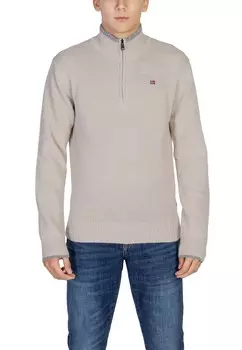 Джемпер Napapijri на молнии, бежевый