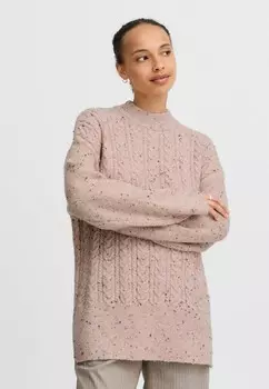 Джемпер NATA CABLE b.young, светло-розовый