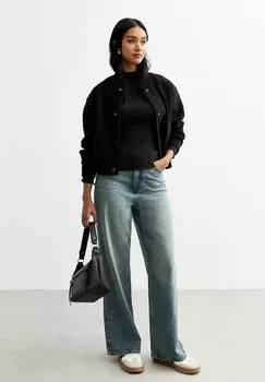 Джемпер NECK LONG SLEEVE New Look, черный