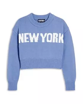 Джемпер New York Intarsia для девочек - Big Kid KatieJnyc, синий