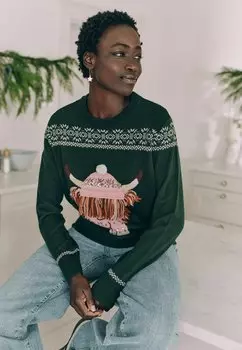 Джемпер Next, зеленый