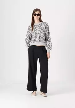 Джемпер NMCHARLOTT O-NECK Noisy May, светло-серый