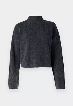 Джемпер NMSMILLA HIGH NECK Noisy May, цвет Mottled Dark Grey