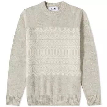 Джемпер NN07 Jason Fair Isle Crew Knit
