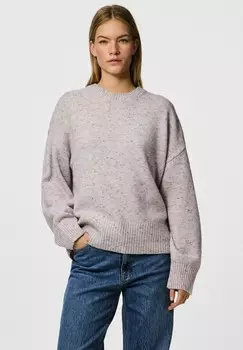 Джемпер NORA Pieces, фиолетовый