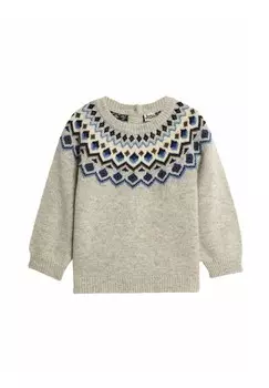 Джемпер NORDIC REGULAR FIT JoJo Maman Bb, серый