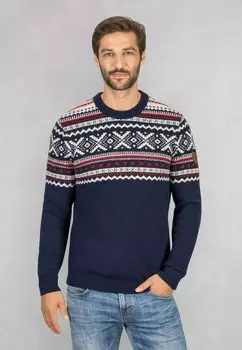 Джемпер NORWEGER PULLOVER Giesswein, деним