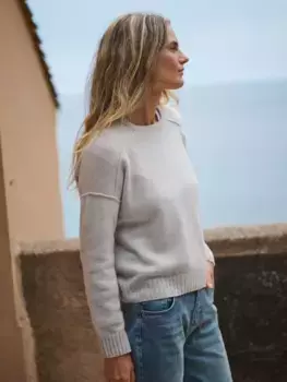 Джемпер NRBY Sydney Cashmere Crew, серебряный