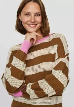 Джемпер NUDARLIS Nmph, коричневый