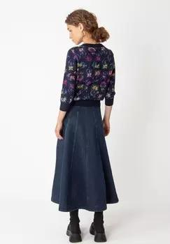 Джемпер O-NECK ILLUMINATION PATTERN Ivko, темно-синий