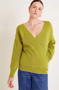 Джемпер обертка Wiley Monsoon, зеленый