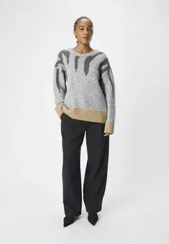 Джемпер OBJRABU Object, светло-серый