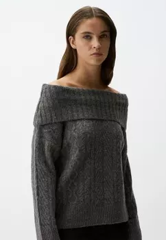 Джемпер OFF-SHOULDER Jimmy Key, темно-серый