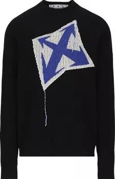 Джемпер Off-White Arrows Intarsia Wool Jumper 'Black', черный