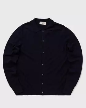 Джемпер Officine Gnrale Brent Polo Italian Merino Wo Knitwear, темно-синий