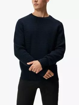Джемпер Oliver Structure из органического хлопка J.Lindeberg, темно-синий