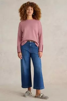 Джемпер оливкового цвета White Stuff, розовый