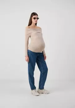 Джемпер OLMJAYDEN OFF SHOULDER ONLY MATERNITY, светло-коричневый