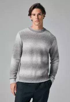 Джемпер OMBRE CREW WITH-REGULAR FIT Next, серый