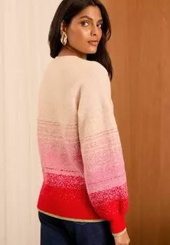 Джемпер OMBRE STRIPE Love & Roses, розовый