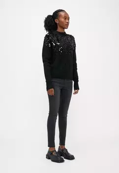 Джемпер ONLALBA SEQUINS HIGH NECK ONLY Petite, черный