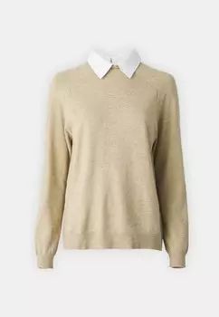 Джемпер ONLANGIE LIFE MIX COLLAR ONLY Tall, светло-коричневый