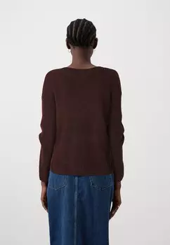 Джемпер ONLCAMILLA V NECK ONLY, темно-красный