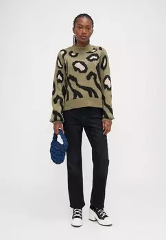 Джемпер ONLCECE HIGHNECK ONLY Petite, темно-зеленый