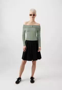 Джемпер ONLFAYOLA OFF SHOULDER BOW ONLY Petite, зеленый