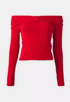 Джемпер ONLFAYOLA OFF SHOULDER BOW ONLY Petite, красный