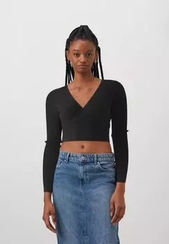 Джемпер ONLHONOR V NECK ONLY, цвет black
