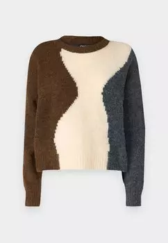 Джемпер ONLIGLO ONLY Petite, светло-коричневый