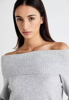 Джемпер ONLJEANETT LIFE OFF SHOULDER ONLY, серый