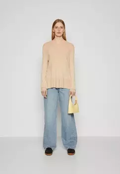 Джемпер ONLJULIE LIFE LOOSE O NECK ONLY Tall, бежевый