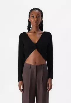 Джемпер ONLLARISA V NECK ONLY, черный