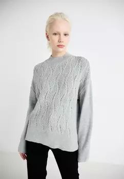 Джемпер ONLLEISE FREYA HIGH NECK ONLY, цвет Mottled Grey
