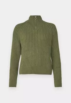 Джемпер ONLLEISE FREYA ZIP HIGH NECK ONLY, хаки