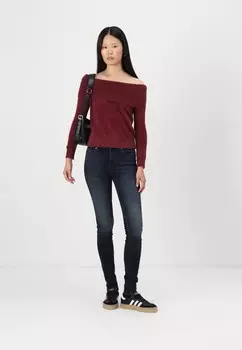 Джемпер ONLSIFF OFF SHOULDER ONLY, бордовый