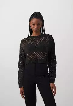 Джемпер ONLSMILLA SHORT ONLY, черный